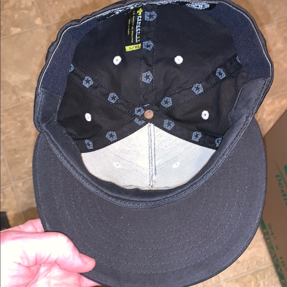 Tribal Black and Blue Graphic Snapback Hat - Picture 4 of 6